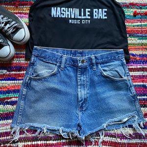 Rustler cut off shorts